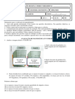 Avaliação de Matemática com 15 questões