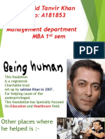 Name: MD Tanvir Khan Enrl No: A181853 Management Department Mba 1 Sem
