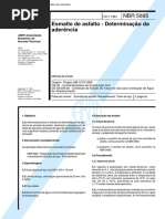 70.NBR 5695 - Esmalte Asfáltico - Aderência