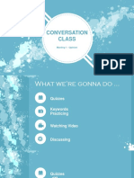 Conversation - 1 Opinion