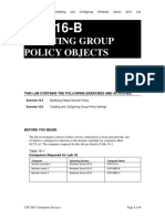 Creating Group Policy Objects: LAB 16-B