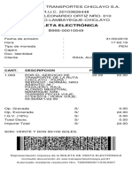 Modelo Boleta Electrónica Peru