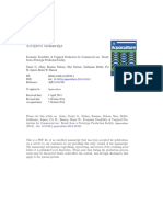 Economyc Feasibility of Copepod Production for Commercial Use-Result From a Prototype Production Facility