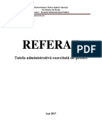 Tutela Administrativa Exercitata de Prefect