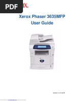 Xerox Phaser 3635MFP User Guide: Downloaded From Manuals Search Engine