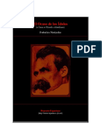 Nietzsche, Federico - El Ocaso de Los Idolos