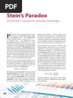 Stein's Paradox: DR Richard J. Samworth, Statslab Cambridge