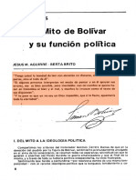 Aguirre, Brito, 1983, El Mito Bolívar e Su Función Política