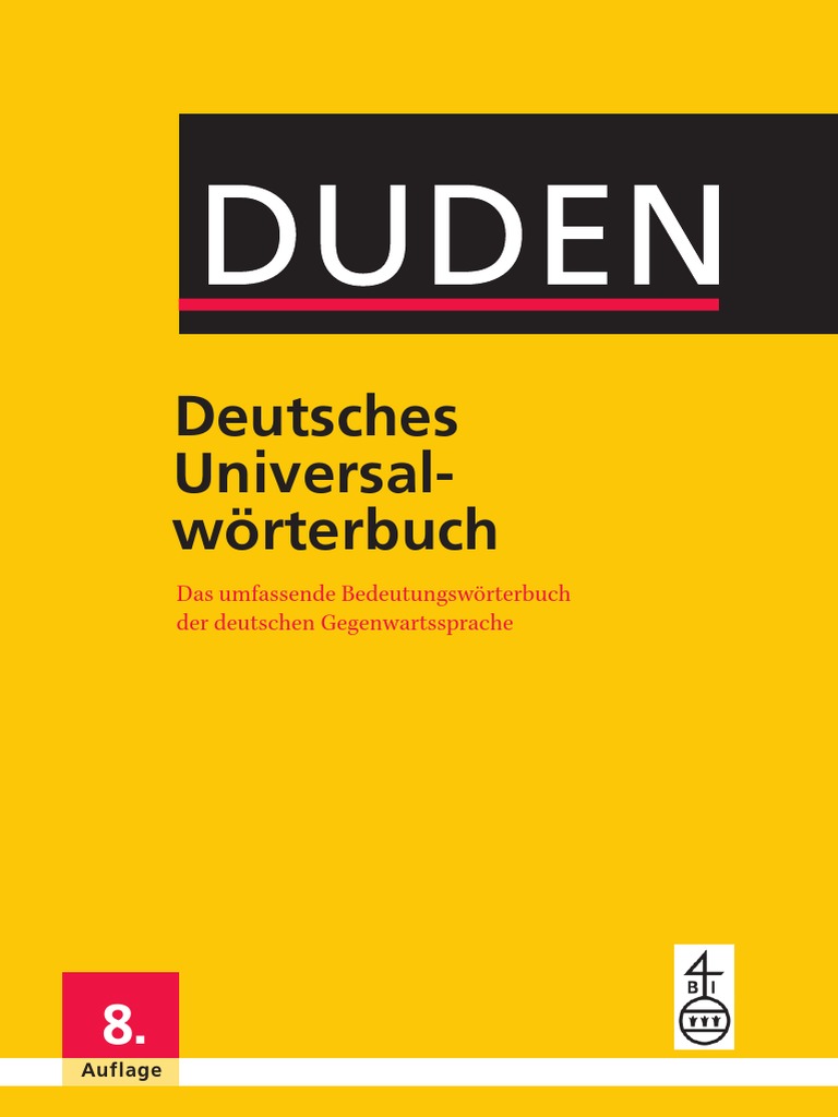 Duden Deutsches Universalworterbuch PDF | PDF