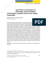 Motivation and Vision: An Analysis of Future L2 Self Images, Sensory Styles, and Imagery Capacity Across Two Target Languages