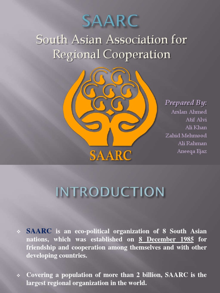 SAARC: Overview and Historical Context | PDF | South Asia ...