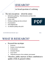What Is Research?: Research - Cover Broad Spectrum of Confusing Meanings The Misconceptions - About The Nature