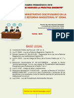 Proceso Administrativo Disciplinario Docente WILE MACHACA-2019 I