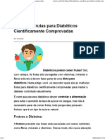 Melhores Frutas Para Diabéticos Cientificamente Comprovadas