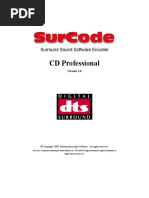 SurCode DTS CD Manual PDF