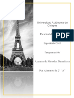 Manual de Teoria y Codigos de Metodos Numericos 2° A PDF