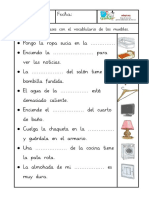 Comprensión Frases Muebles PDF