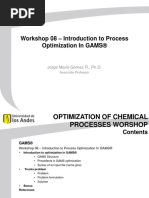 Workshop 08 - Introduction To Process Optimization in GAMS