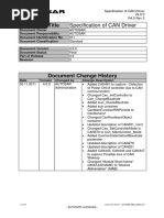 AUTOSAR Specification of CAN Driver Ver 4.0.0 PDF