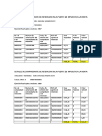 Detalle de Comprobante de Retencion en La Fuente de Impuesto A La Renta