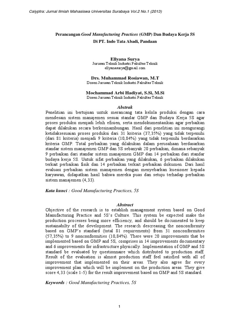 ID Perancangan Good Manufacturing Practices PDF