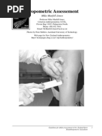 Kinanthropometric Assessement (Guidelines for Athlete Assessment in New Zealand Sport)