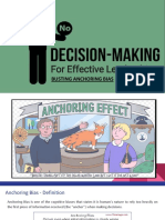 Anchoring Bias in Decisions