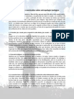 Aprendizajes Construidos Sobre Antropología Teológica y Aplicados Al Ámbito Personal