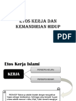 ETOS KERJA DAN KEMANDIRIAN HIDUP ISLAMI