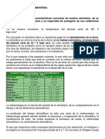 Composicion de La Atmosfera