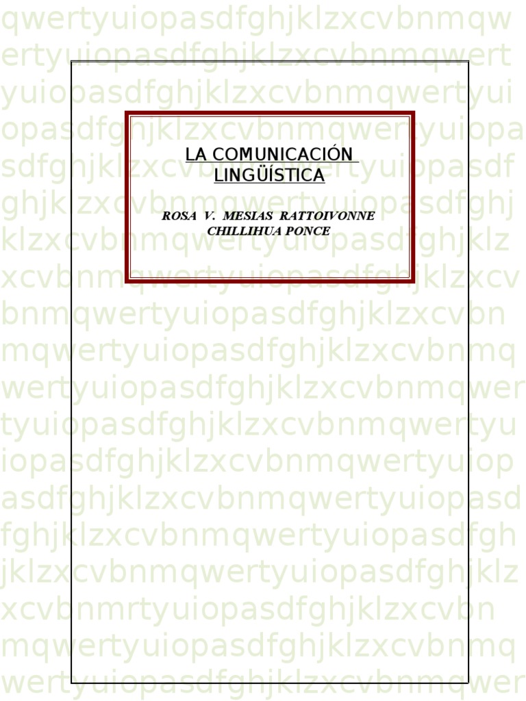 Comunicacion y Lenguaje | PDF | Artes del Lenguaje y Comunicación ...