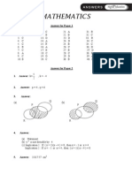 SPM Higher Education Mathematics Marking Scheme