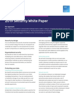 2019 Security White Paper: Our Approach