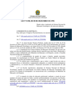 Lei-8948-94 Institui Sistema Nacional de Educação