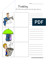 Predictions Worksheet PDF