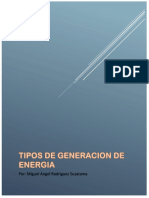 Tipos de Generación de Energía - Ensayo