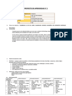 PROYECTO DE APRENDIZAJE II Dia Del Logro