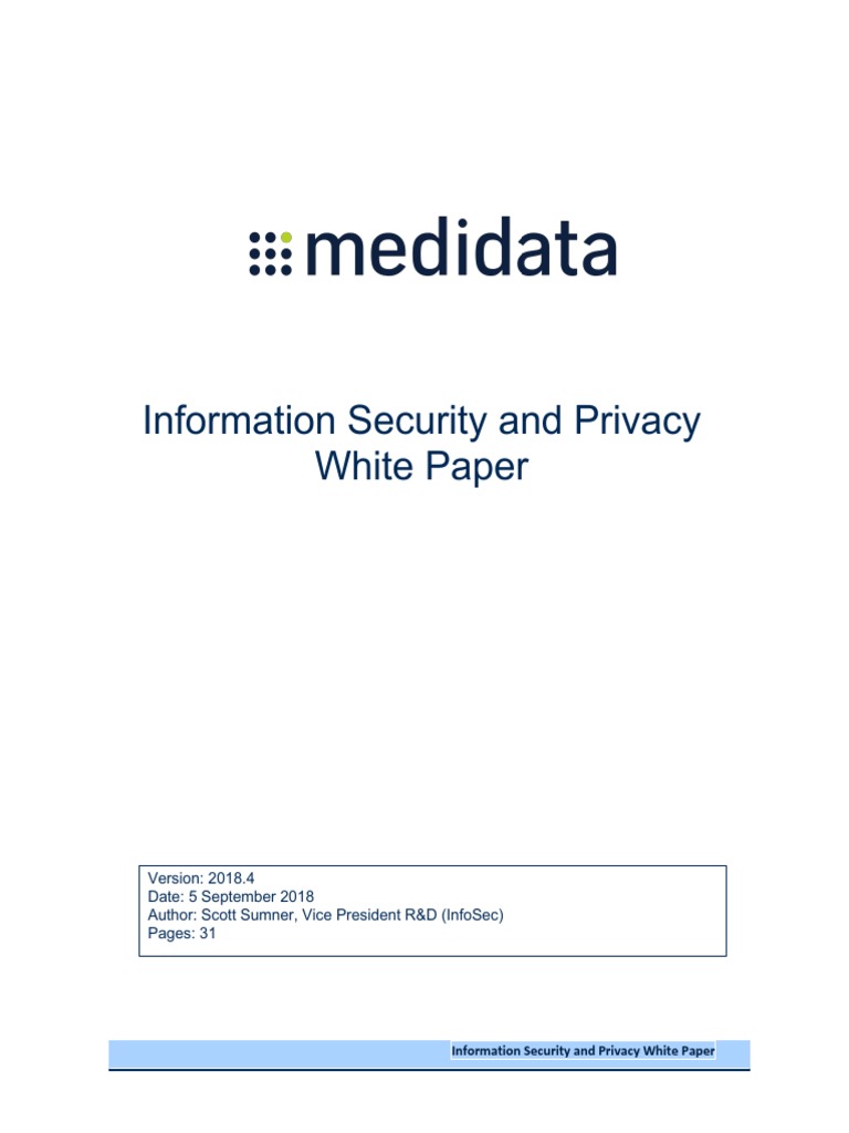 Information Security White Paper 2018 4 | PDF | Information Security ...