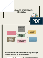 Principios de Intervención Educativa