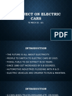 A Project On Electric Cars