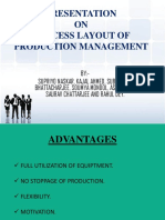 Presentation ON Process Layout of Production Management