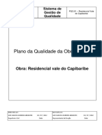 1 - PQO V01 - Plano de Qualidade Da Obra Vale Do Capibaribe