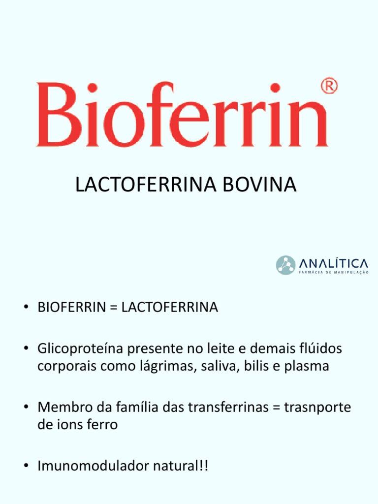 Lactoferrina RHS 1 PDF | PDF