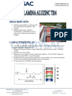 Especificacion Tecnica Calamina Aluzinc TR4 PDF