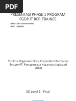 Presentasi Phase 1 Program FGDP It Rep