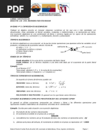 Expresiones Algebraicas