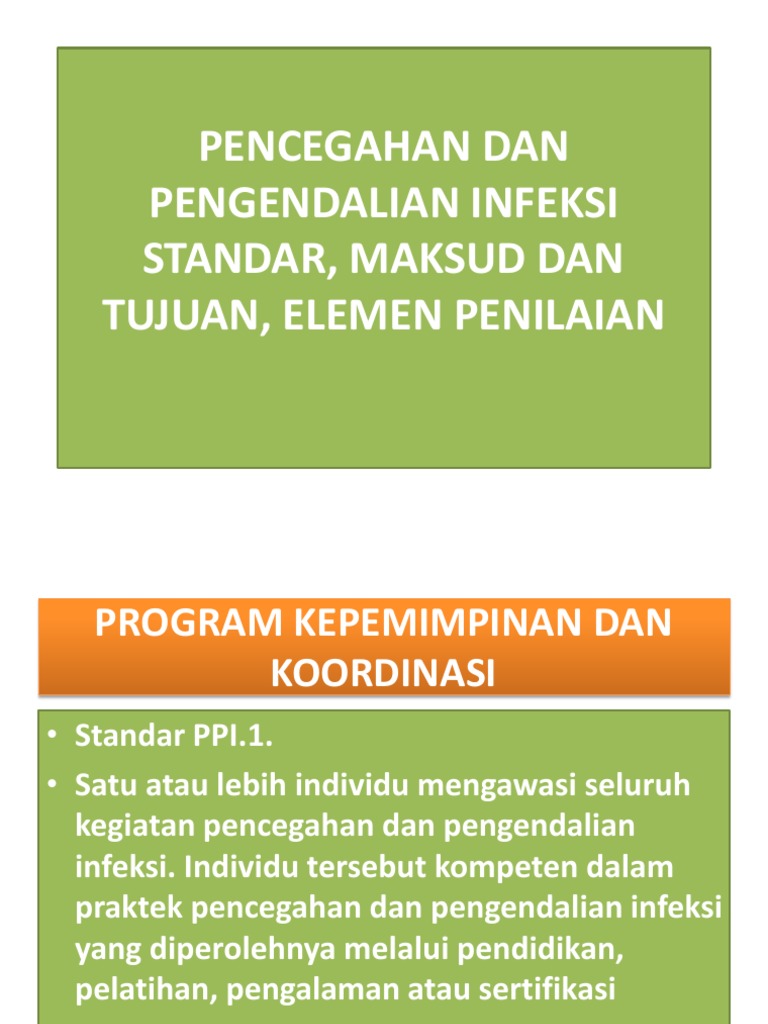 Power Point Pencegahan Dan Pengendalian Infeksi Pdf