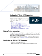 Configuring Ip Slas HTTP Operations: Finding Feature Information