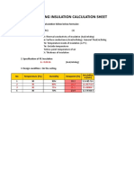 Ducting Insulation Thickness Calculation Sheet SEND