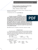 Synthesis and Characterization of Nanosilica From Rice Husk Ash Prepared by Precipitation Method